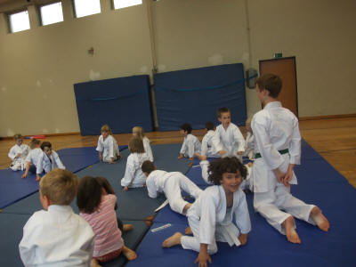 Karate Gruppe Montag 22-09-2008 in der Rohrstr.